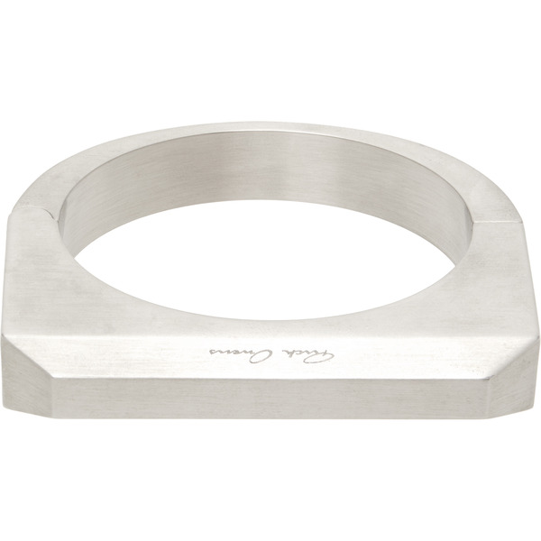  Rick Owens Beveled Bangle Bracelet 