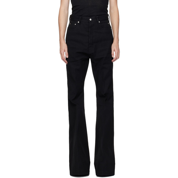  Rick Owens Black Concordians Bolan Jeans 