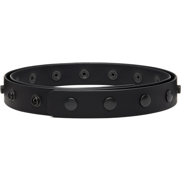  Rick Owens Black Concordians Snap Belt 