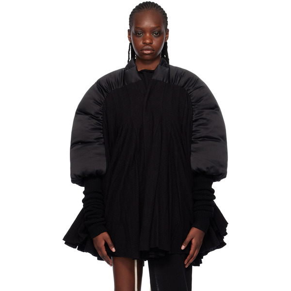  Rick Owens Black Duvetessa Down Jacket 