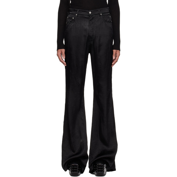  Rick Owens Black Temple Bolan Bootcut Trousers 