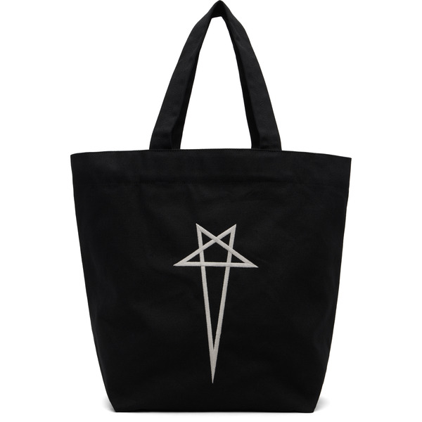  Rick Owens Black Temple Mini Beach Tote 