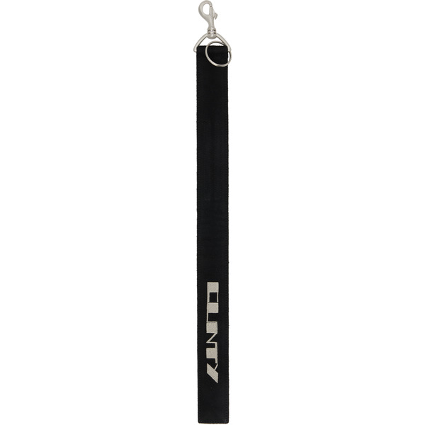  Rick Owens Drkshdw Black Concordians Cotton Keychain 