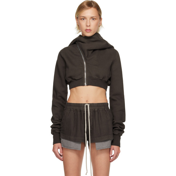  Rick Owens Drkshdw Gray Concordians Micro Mountain Hoodie 