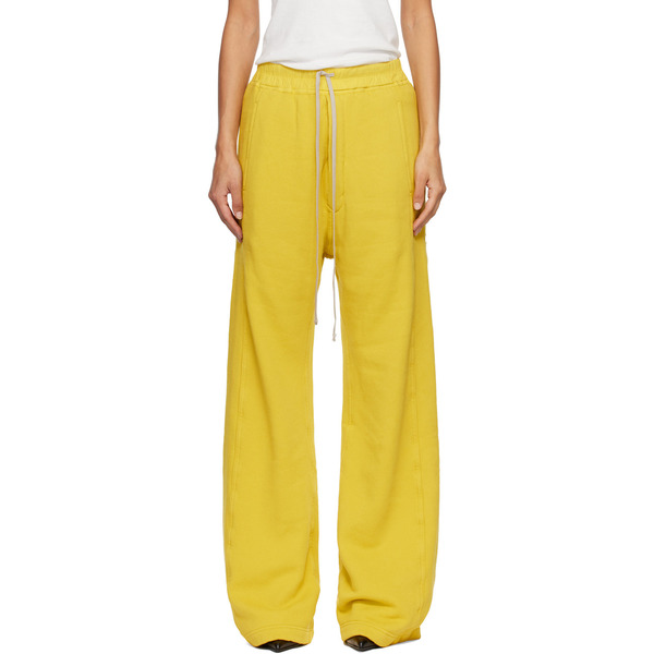  Rick Owens Drkshdw Yellow Concordians Pusher Lounge Pants 