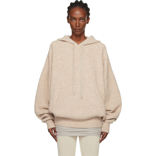  Rick Owens Gray Concordians Hun Hoodie 