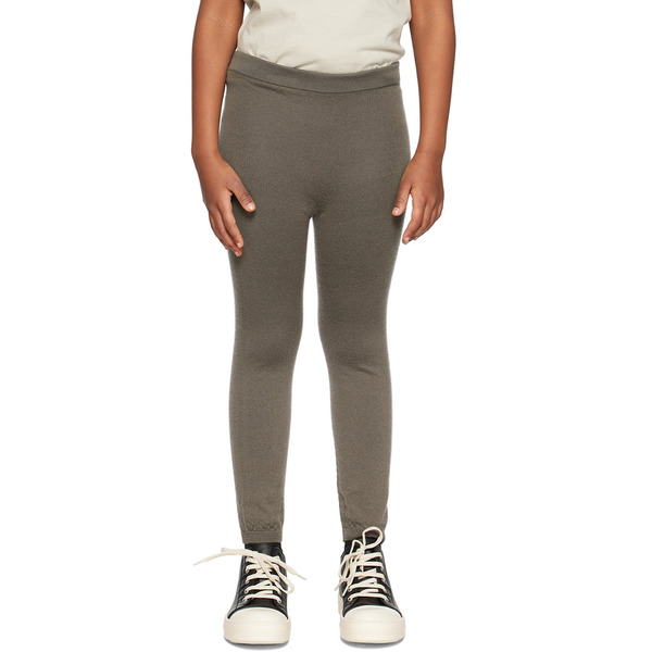  Rick Owens Kids Gray Virgin Wool Leggings 