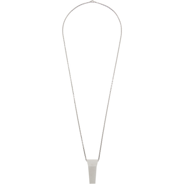  Rick Owens Temple Open Trunk Charm Necklace 