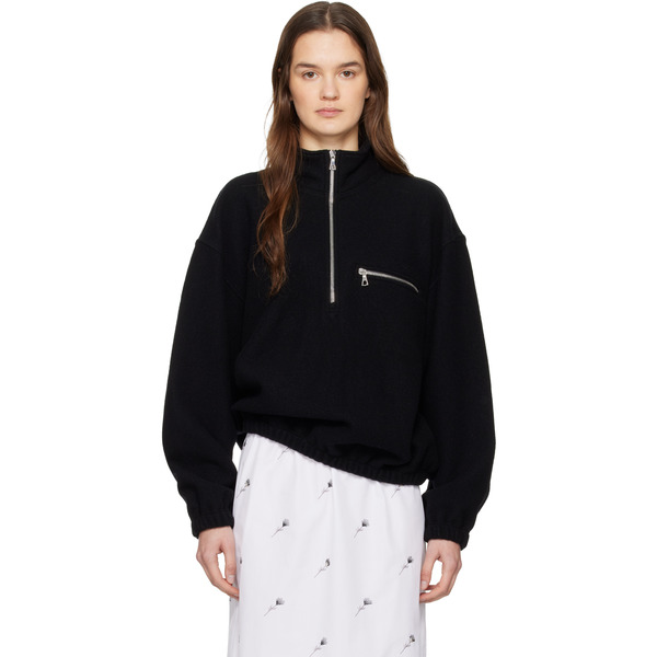  Rier Black Fleece Tourbe Sweatshirt 