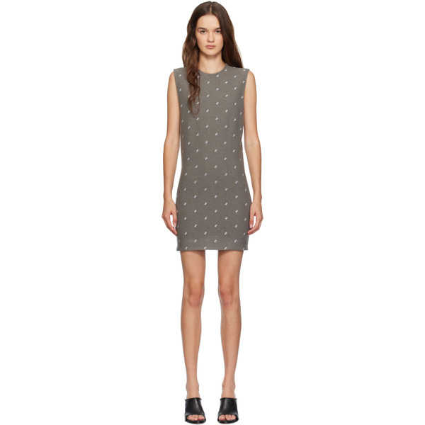  Rier Gray Walker Minidress 