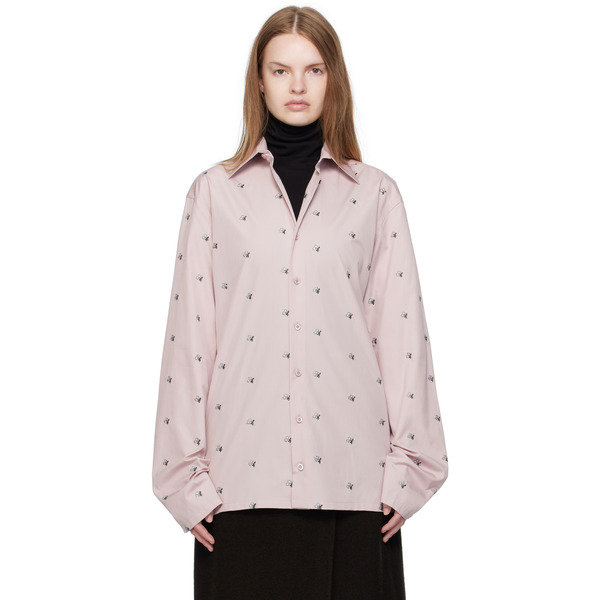  Rier Pink Embroidered Shirt 