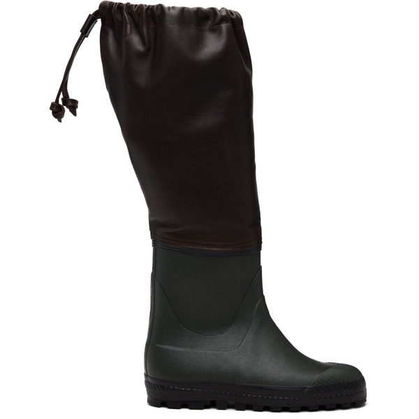  Rier Ssense Exclusive Brown Farmer Rain Tall Boots 