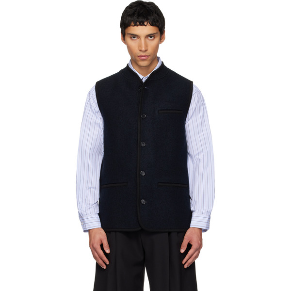  Rier Ssense Exclusive Navy Walker Vest 
