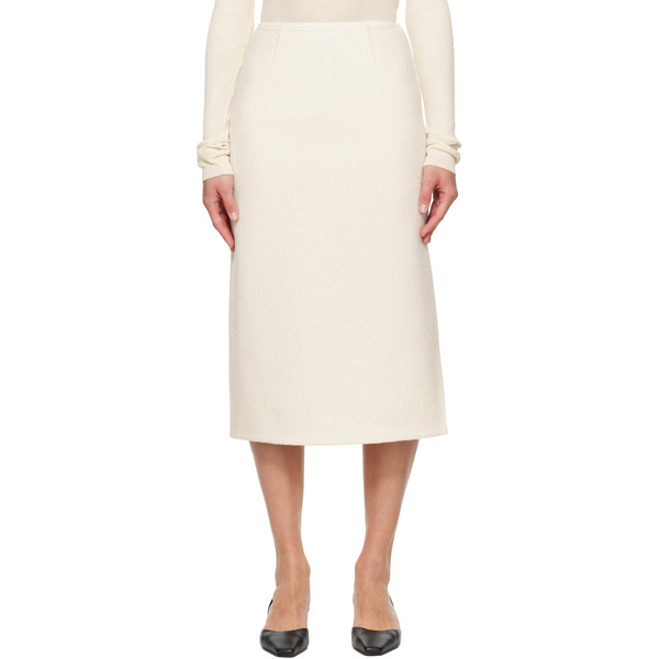  Rier White Walker Midi Skirt 