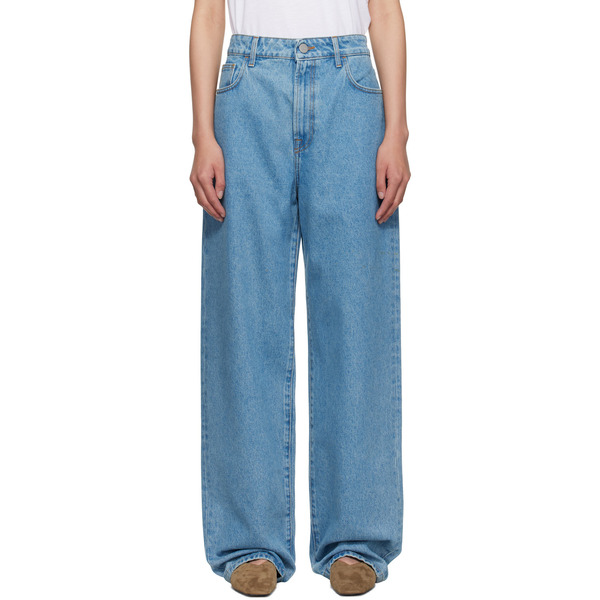  Róhe Blue Signature Baggy Fit Jeans 