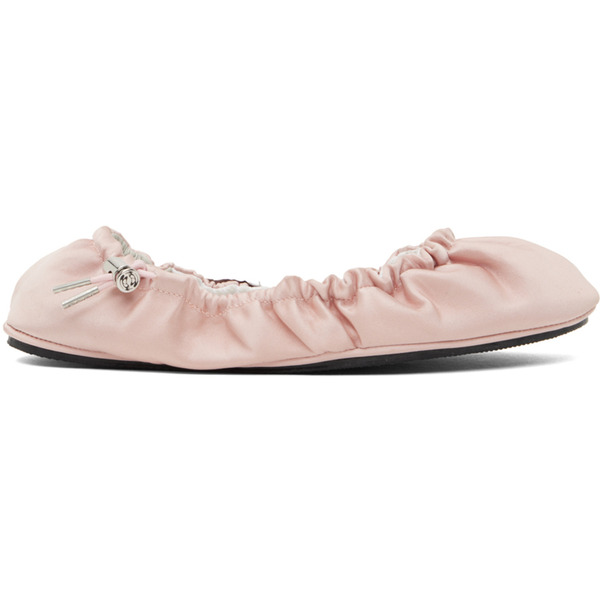  Rombaut Pink Aura Ballerina Flats 