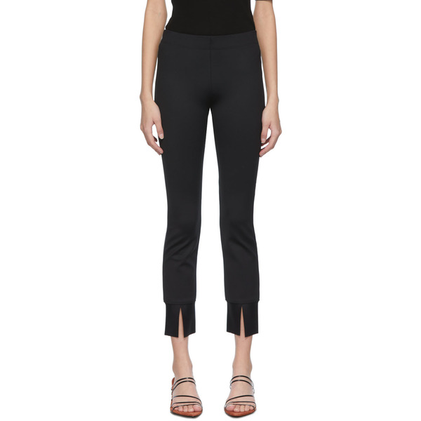 Rosetta Getty Black Pull On Skinny Split Trousers 