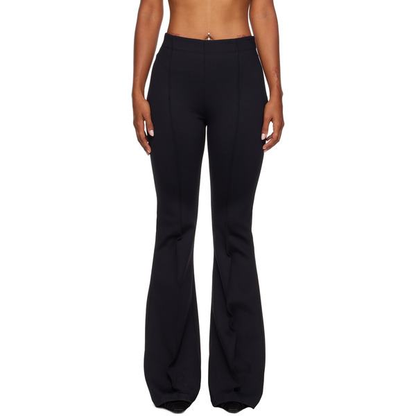  Rosetta Getty Black Scuba Trousers 