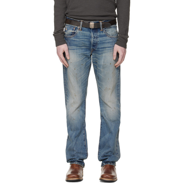  Rrl Blue Slim Boot Briarfield Selvedge Jeans 