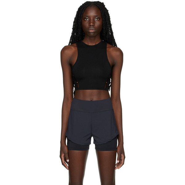  Rui Ssense Exclusive Black Cut-out Cropped Tank 