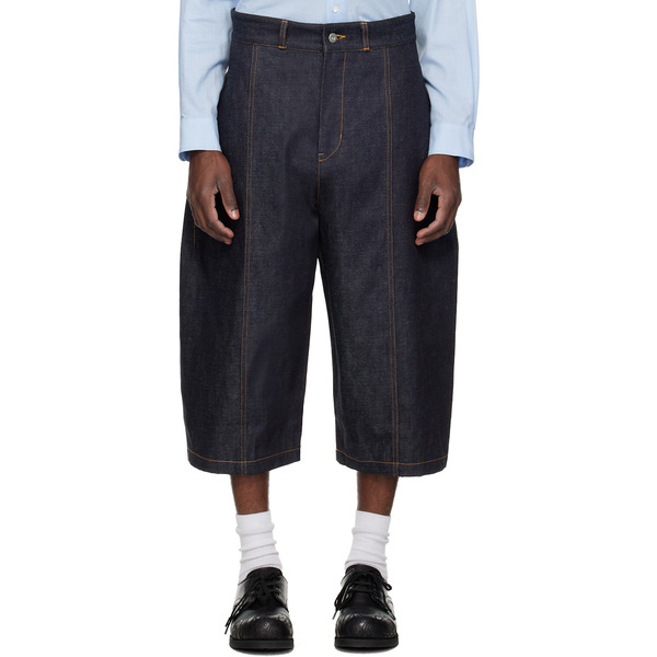  Sage Nation Indigo Welt Denim Shorts 