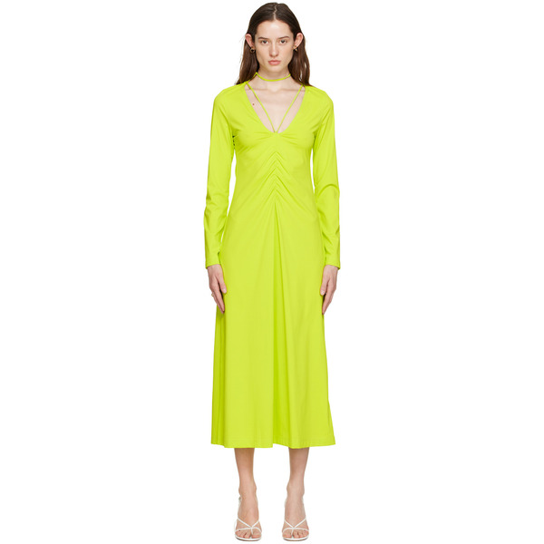  Saks Potts Green Nikola Midi Dress 