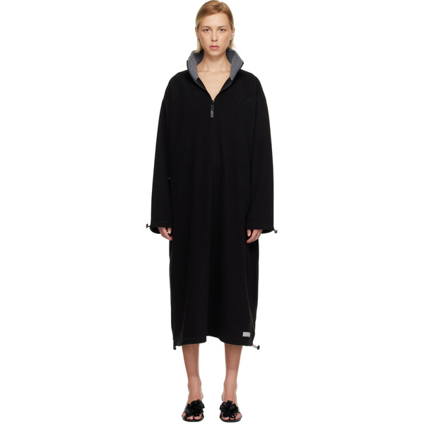  Sandy Liang Black Sloane Maxi Dress 