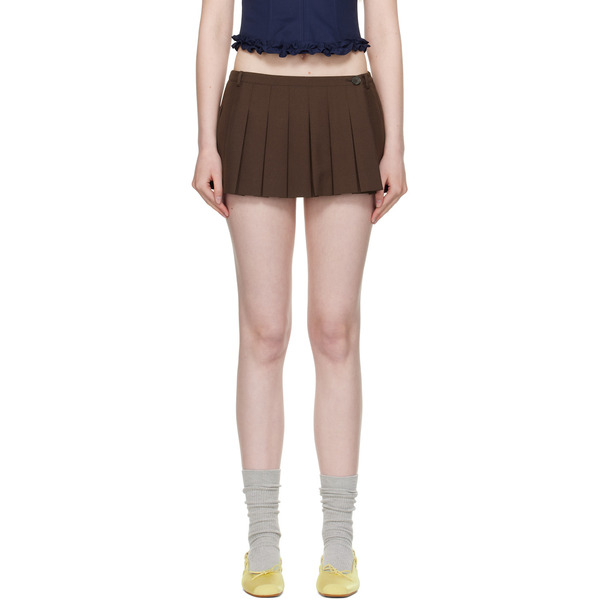  Sandy Liang Brown Bunny Skort 