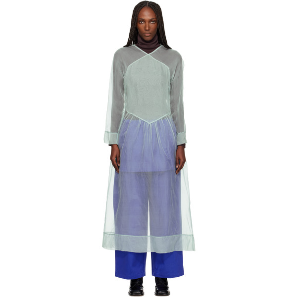  Sc103 Blue Scenic Midi Dress 