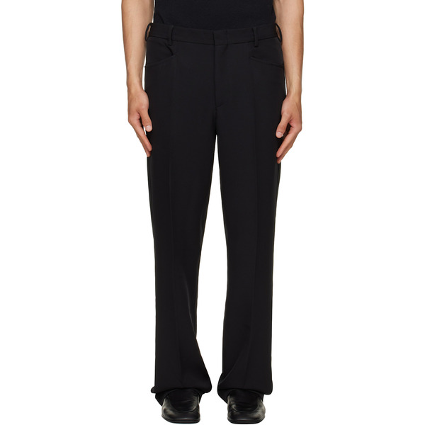  Second/layer Black 'el Niño' Slim Trousers 
