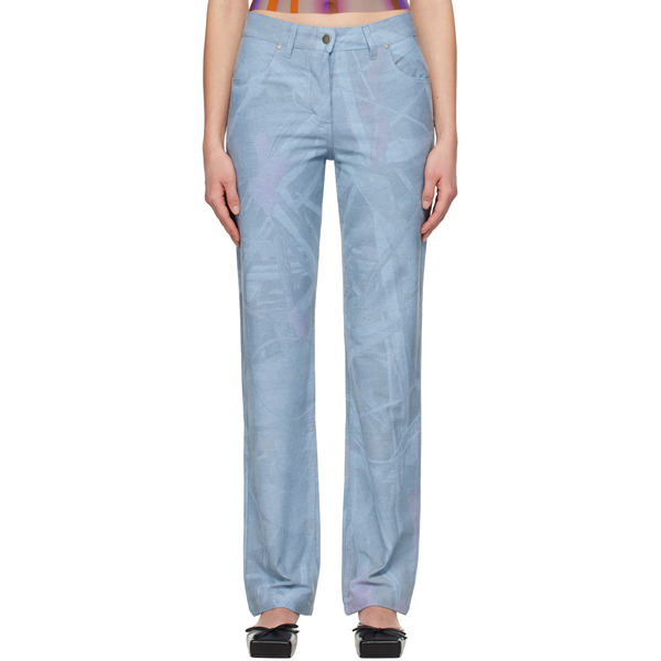  Serapis Blue Scrap Yard Fitted Jeans 