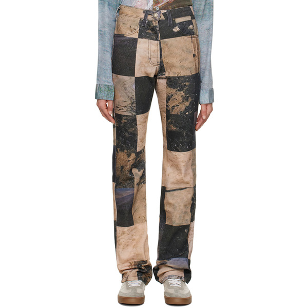  Serapis Brown Oil Sand Jeans 