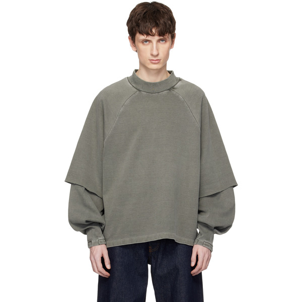  Seventh Gray Raglan Layered Longsleeve T-shirt 