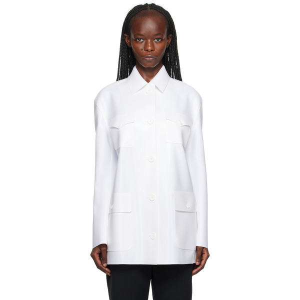  Shang Xia White Iconic Jacket 
