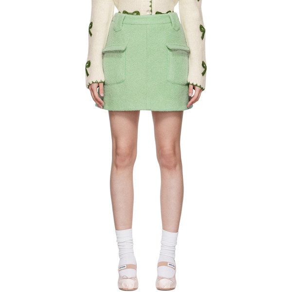 Shrimps Green Rose Miniskirt 