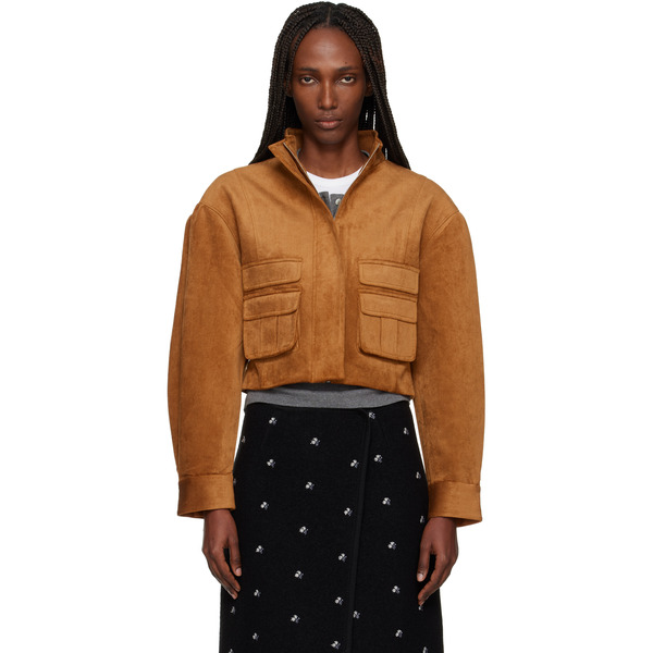  Shushu/tong Tan 3d Pocket Wide-sleeve Jacket 