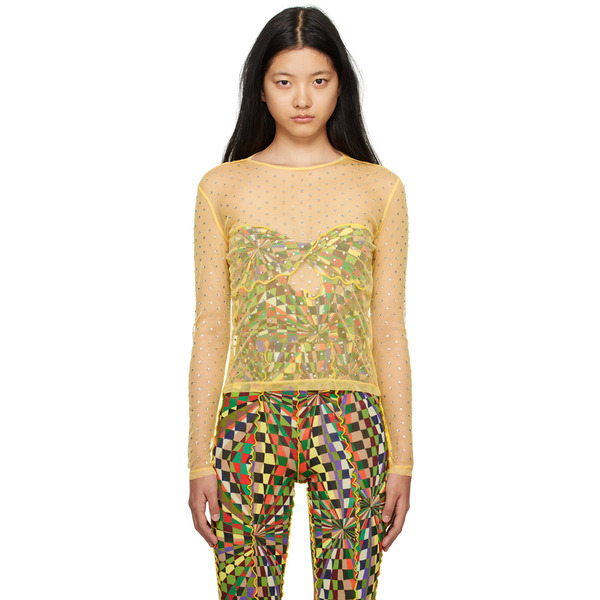  Siedrés Yellow Desta Blouse 