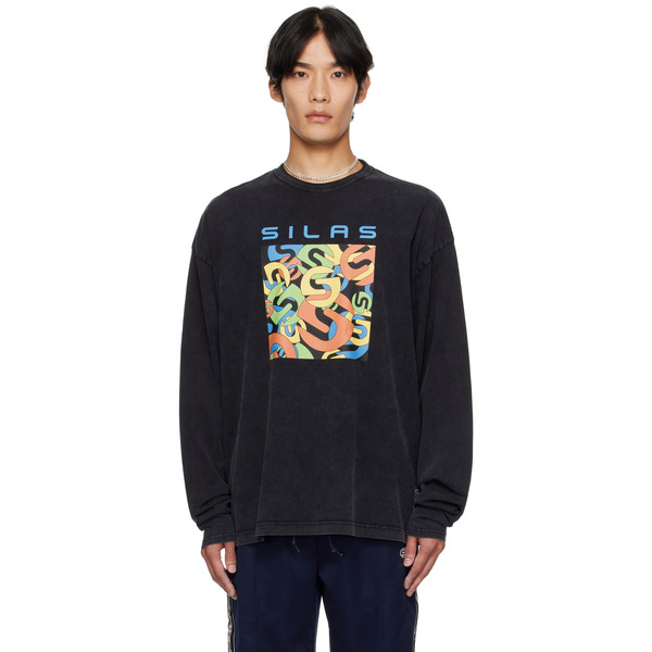  Silas Black Box Artwork Long Sleeve T-shirt 