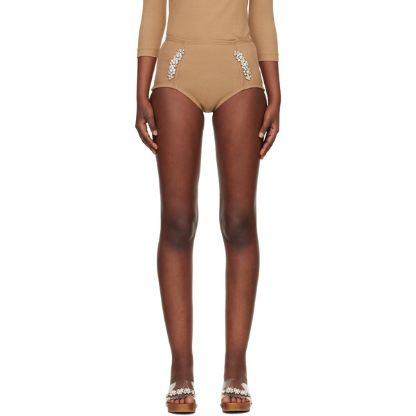  Simone Rocha Beige Sculpt Briefs 