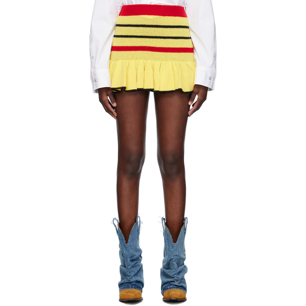  Sinead Gorey Yellow Ra-ra Miniskirt 