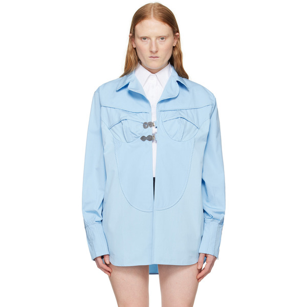  Sinéad O’dwyer Blue Pyjama Shirt 