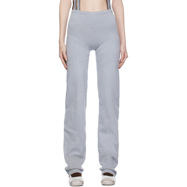  Sinéad O’dwyer Blue Ribbed Lounge Pants 