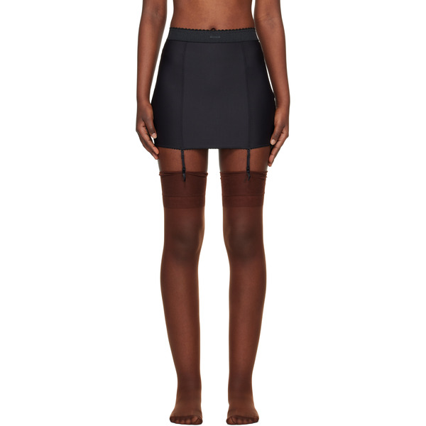  Skims Black Skims Body Garter Miniskirt 
