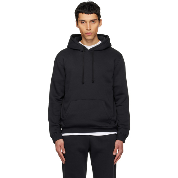  Skims Black Fleece Lounge Classic Hoodie 