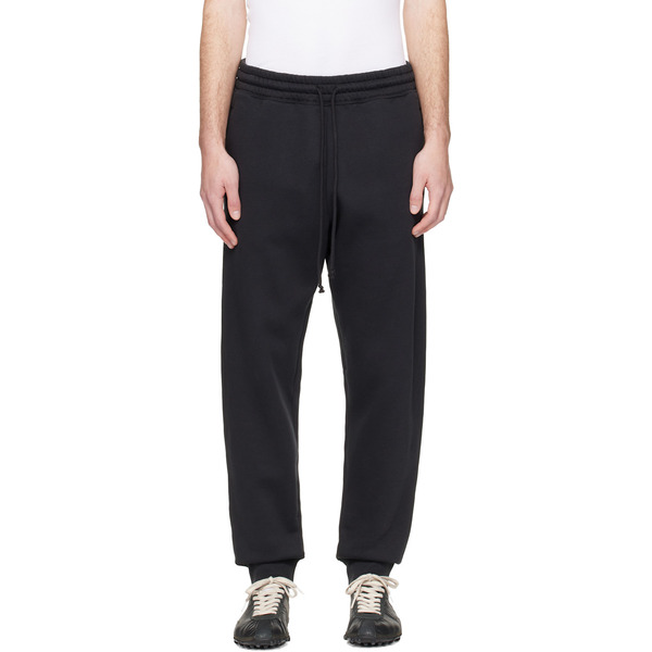  Skims Black Fleece Lounge Tapered Jogger Sweatpants 