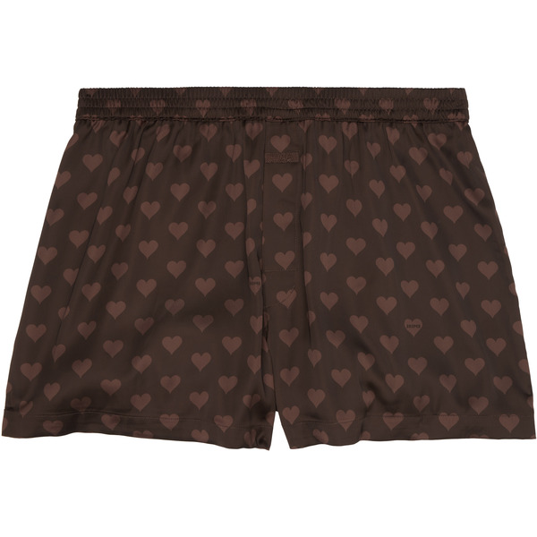  Skims Brown Sleep Sateen Boxers 