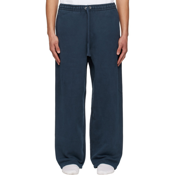  Skims Navy Heavyweight Fleece Straight-leg Sweatpants 
