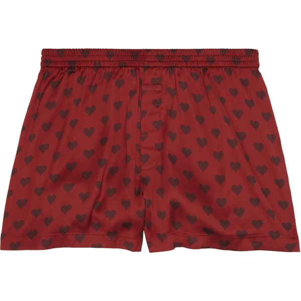  Skims Red Sleep Sateen Boxers 