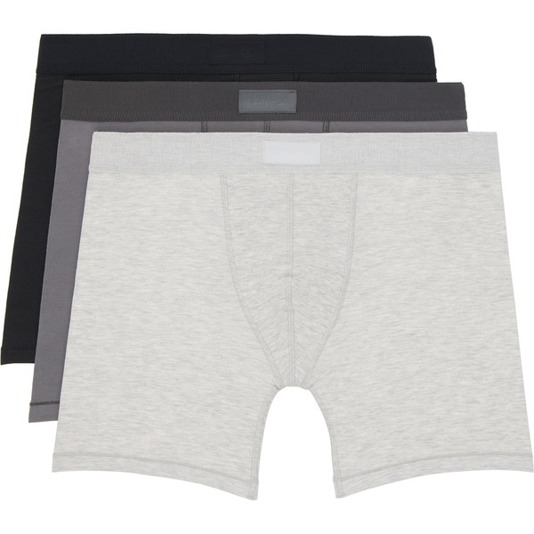  Skims Three-pack Gray Skims Cotton 5 Boxer Briefs 