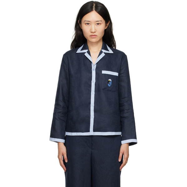  Sleeper Navy Garrick Shirt 